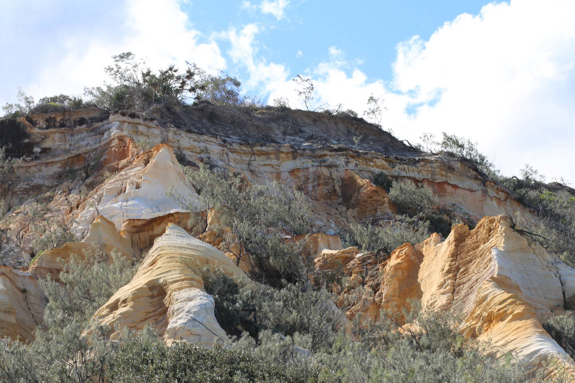 Sandstone formation "The Cathedrals"