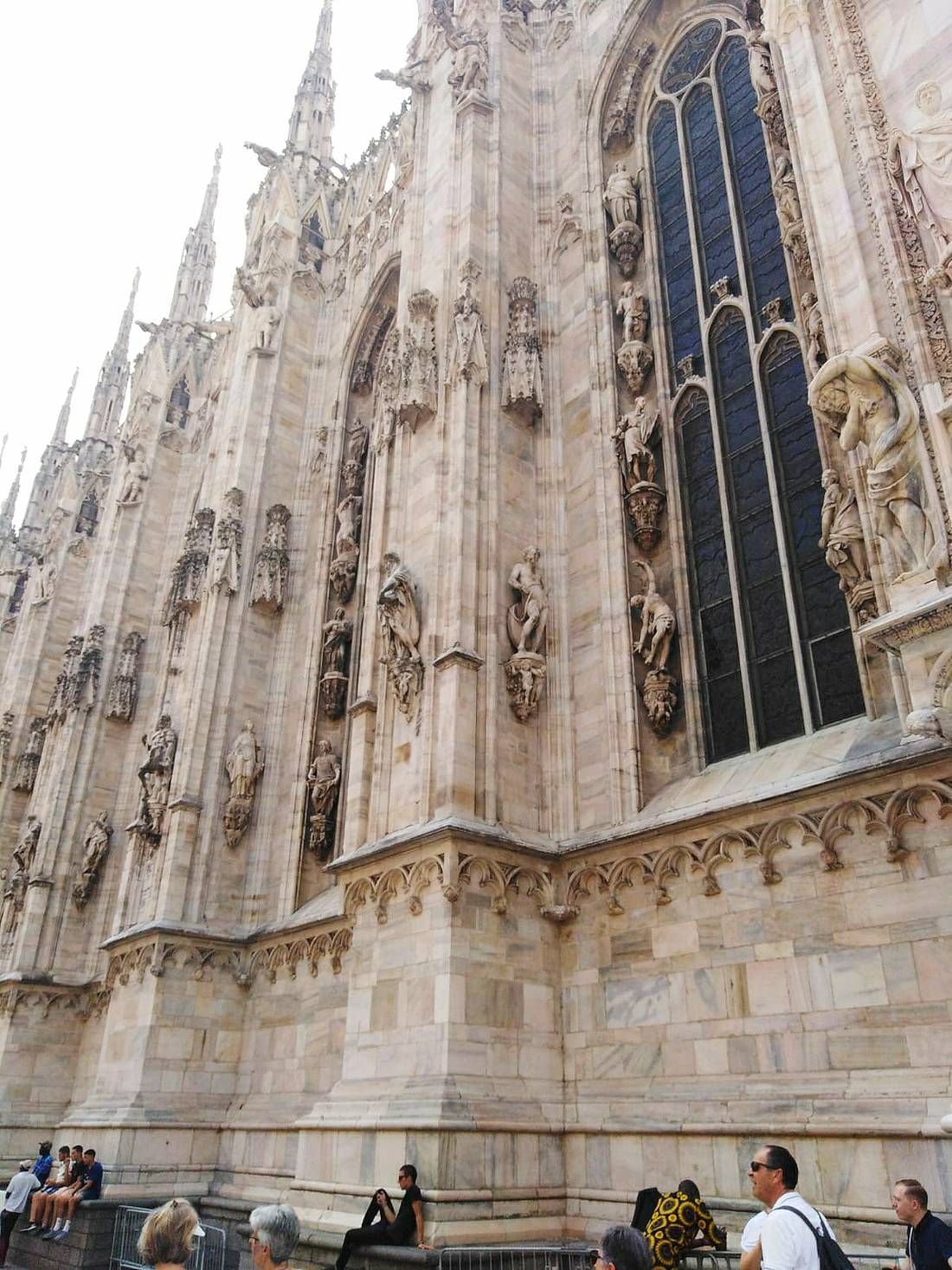 A wall of the cathedral from outside