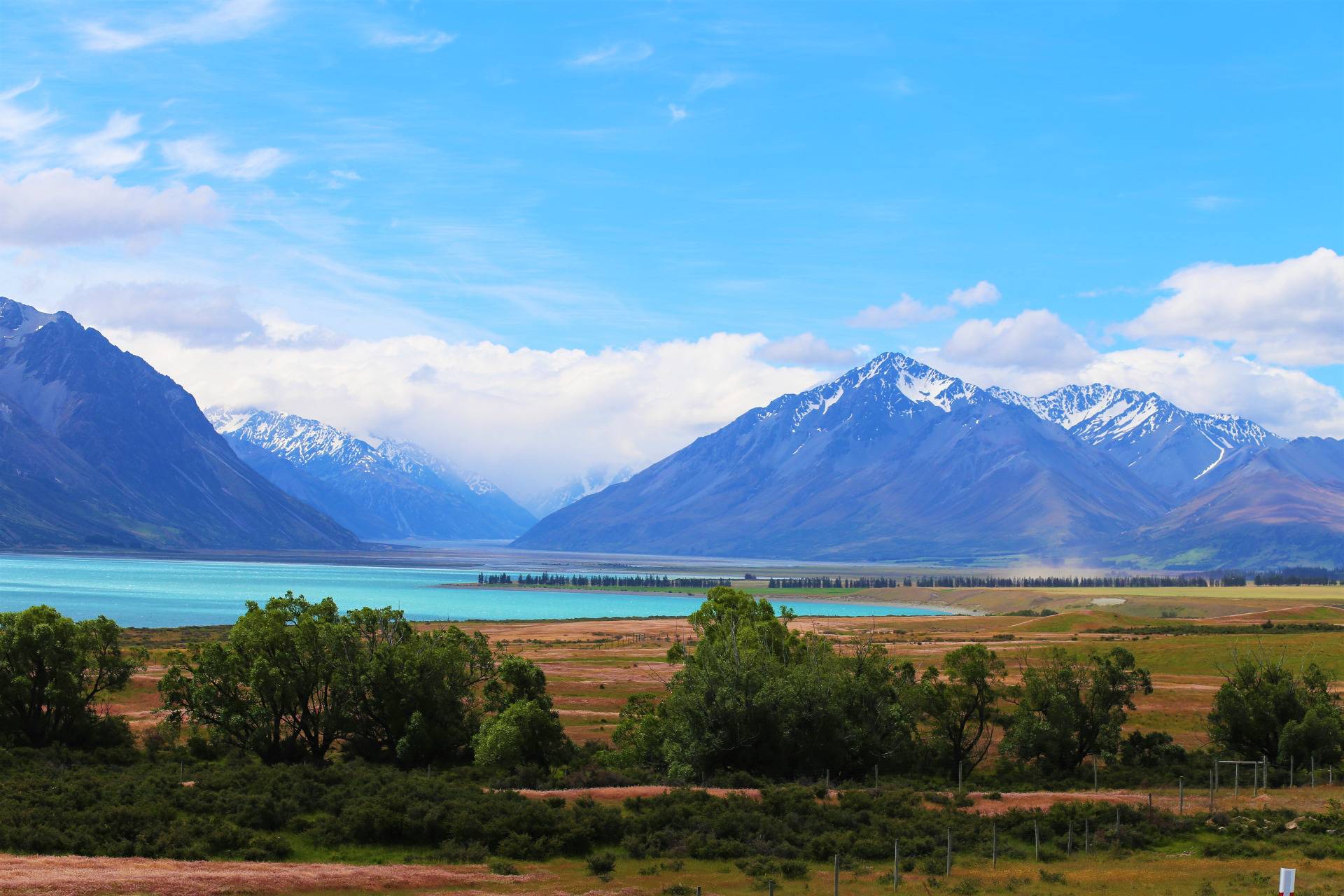 Such beatutiful landscapes in New Zealand!