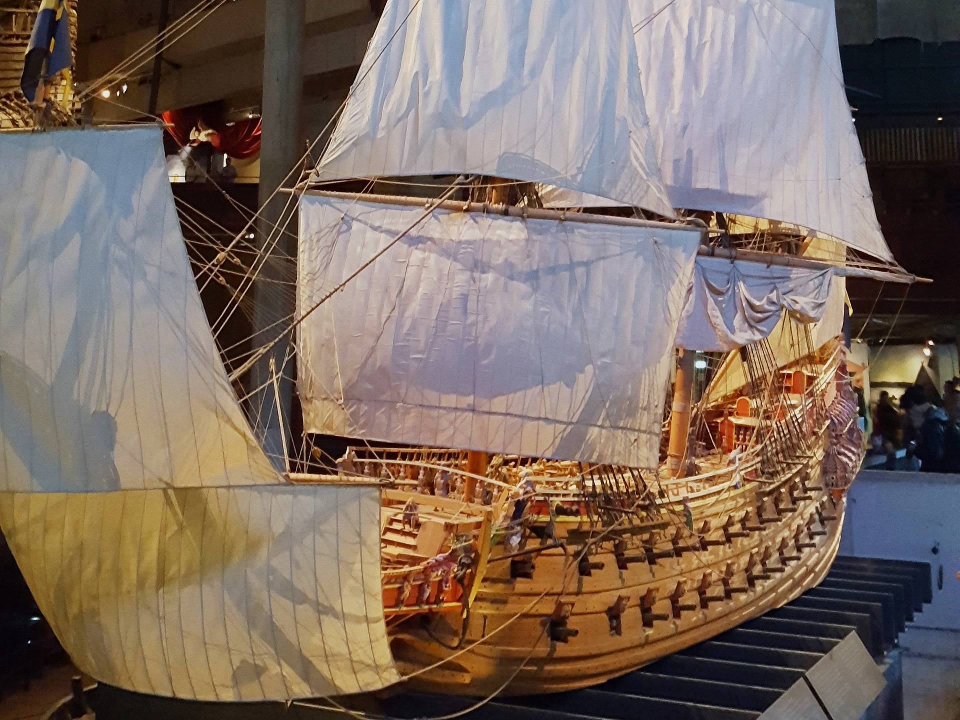 Fortunately, the Vasa still sank in the Baltic Sea

