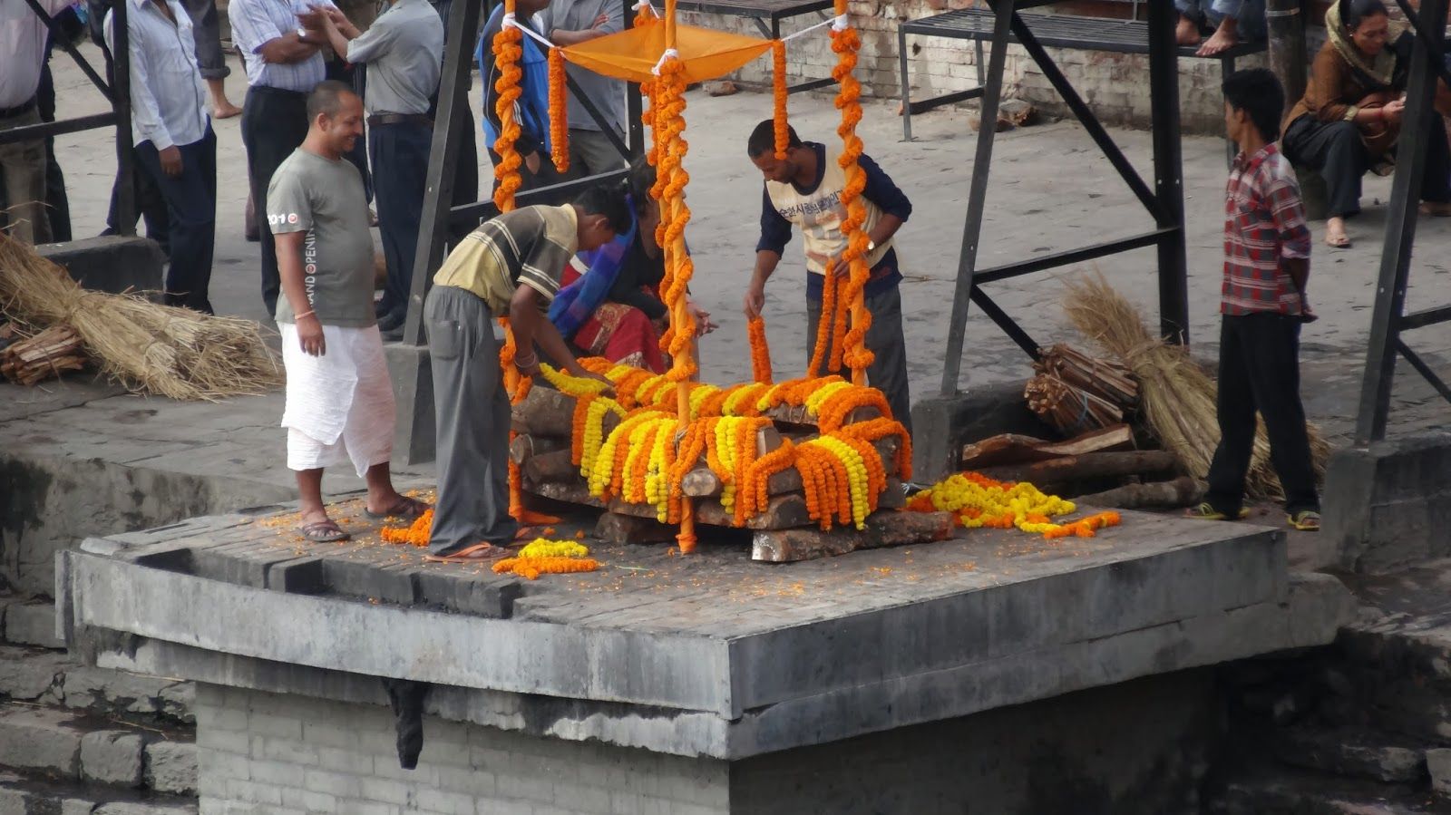 Burial at the holy river