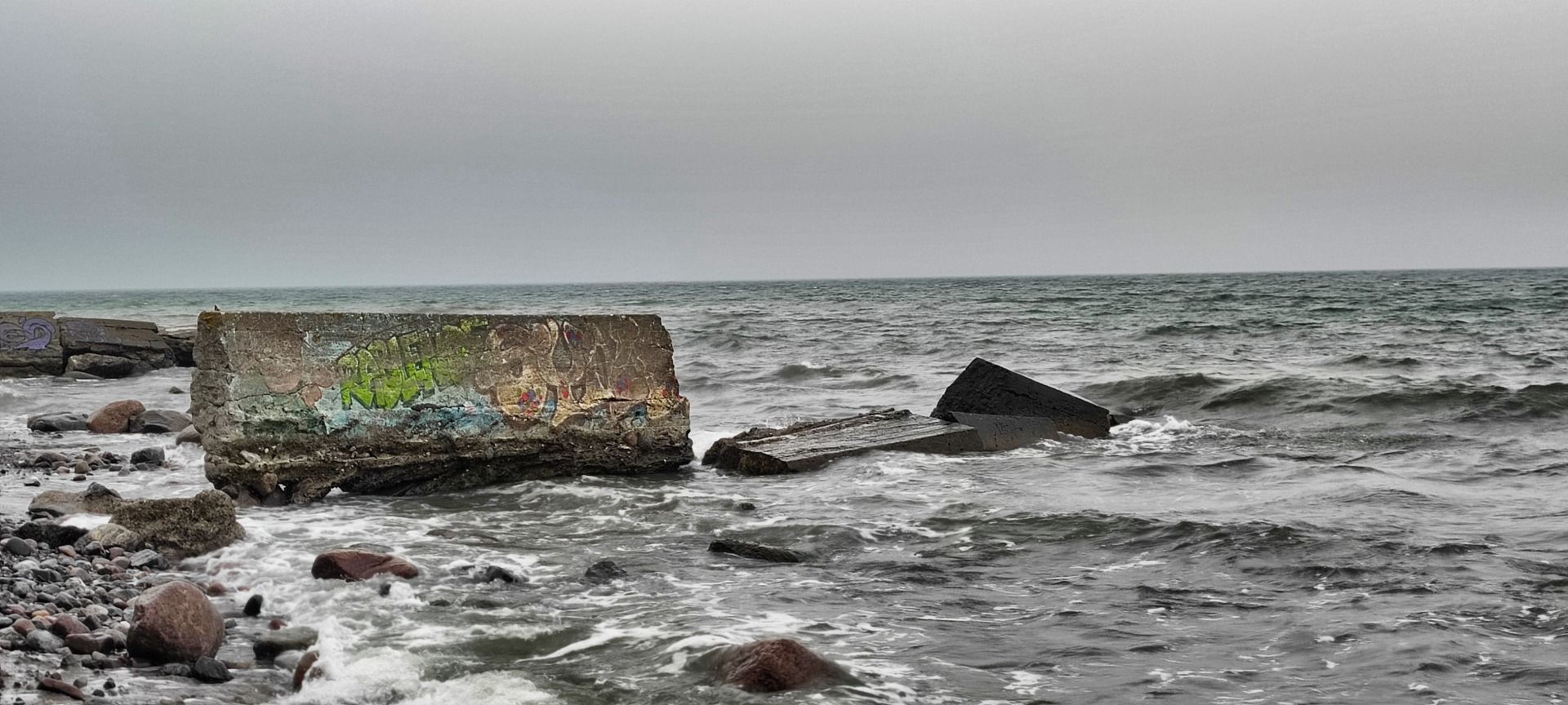 Remainings of bunkers from the Cold War