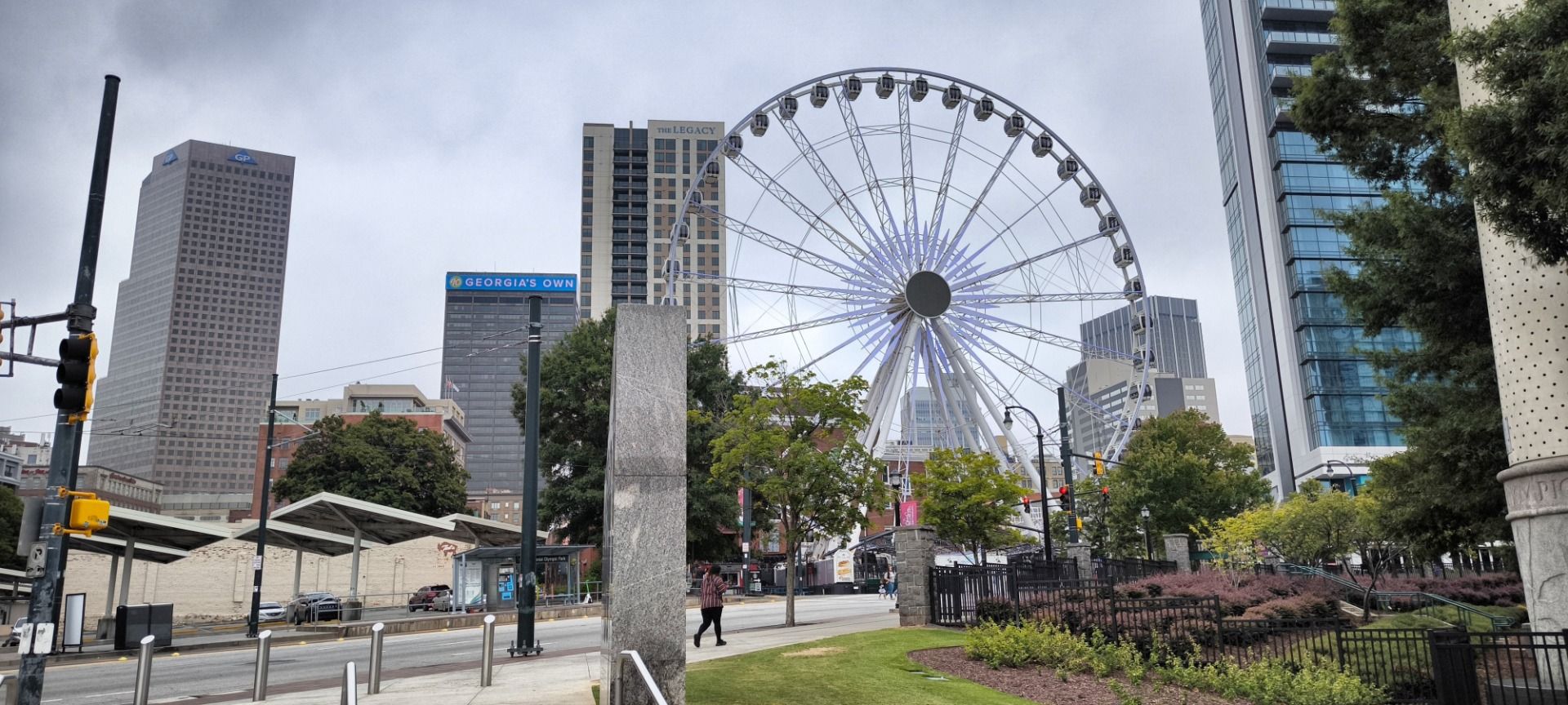 The Ferris Wheel near the park