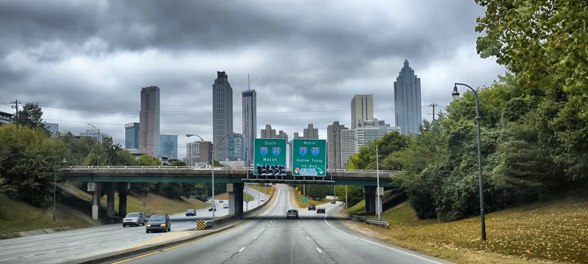 Atlanta, Georgia - Between  Skyline and Flamethrower