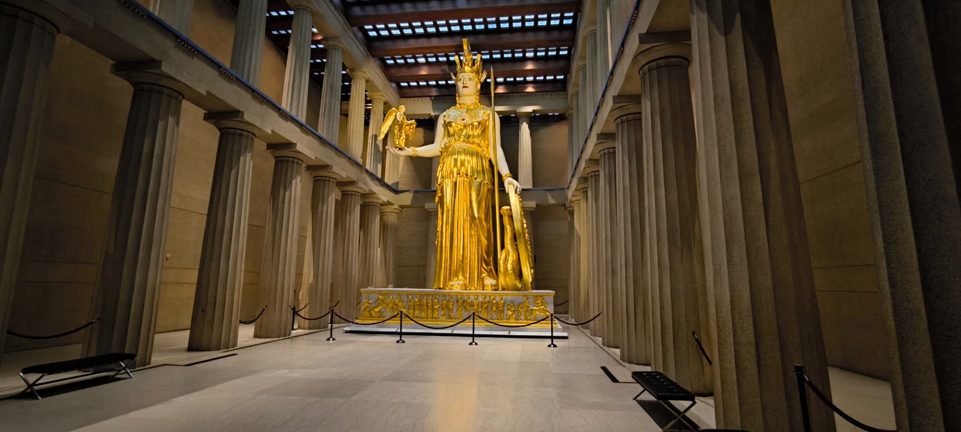 Inside the Parthenon