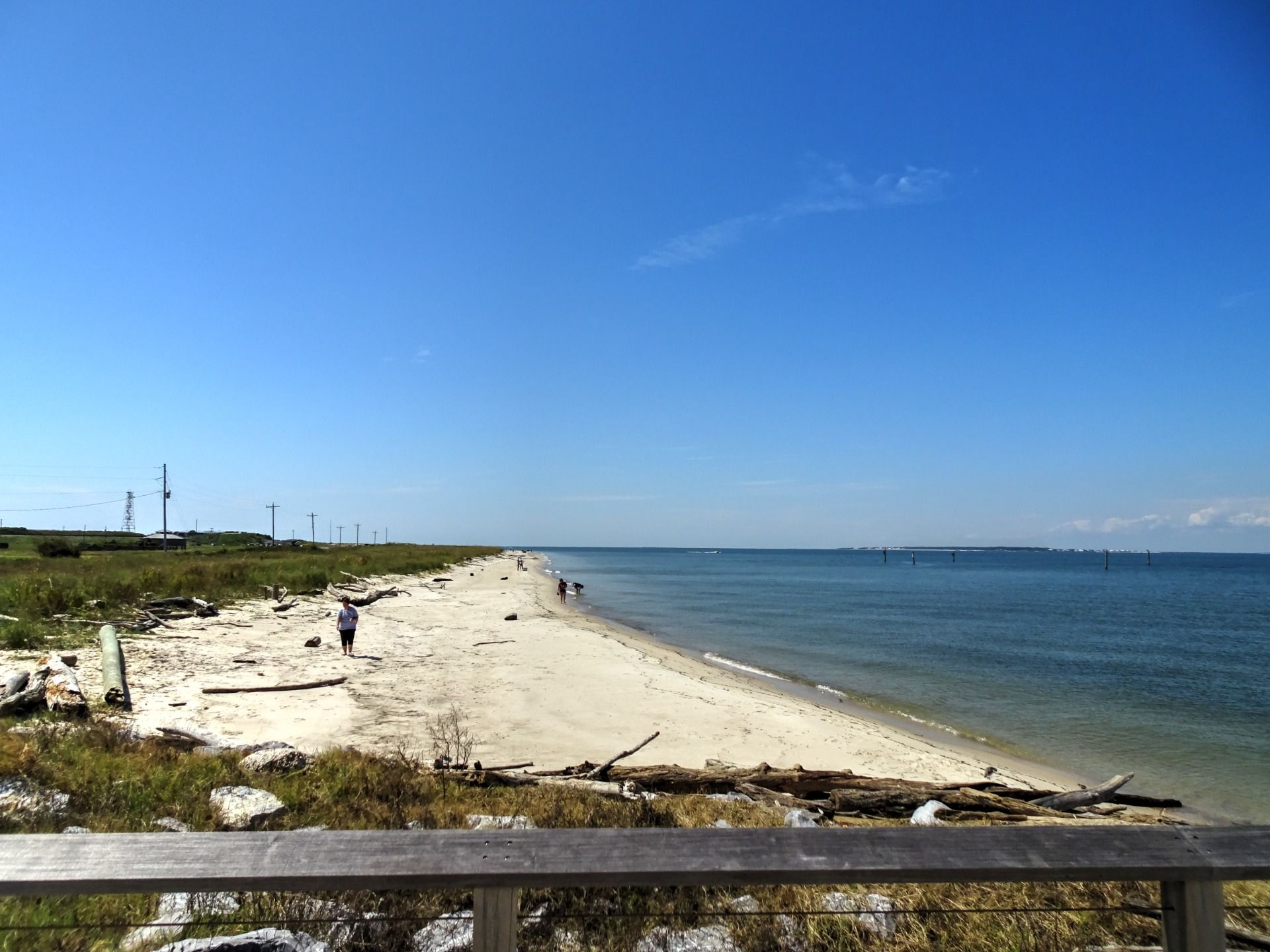The beach near the Fort