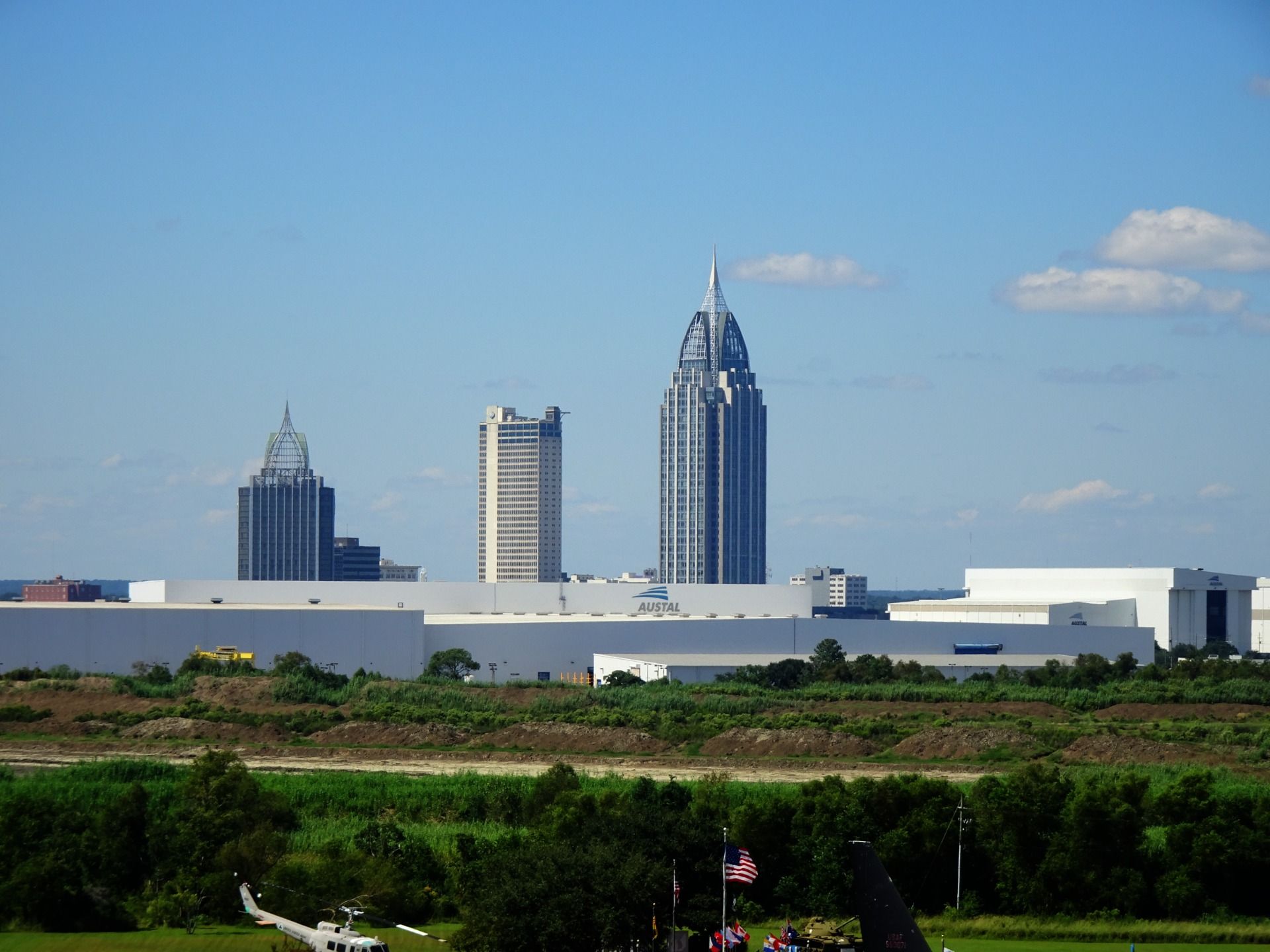 View to the city