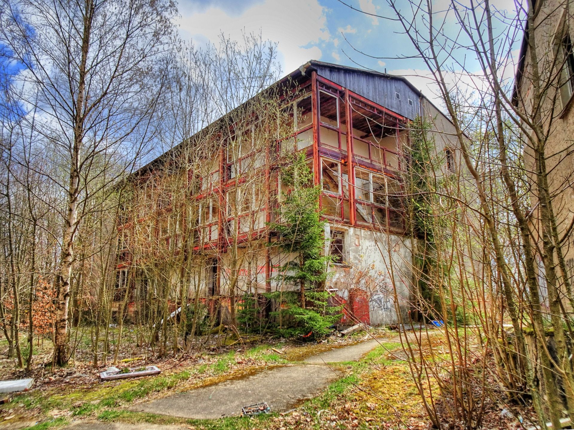 The Hotel once was new build for best socialist workers holidays