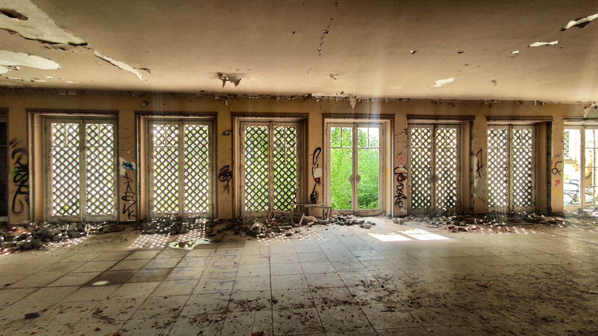 The place where once a pub was