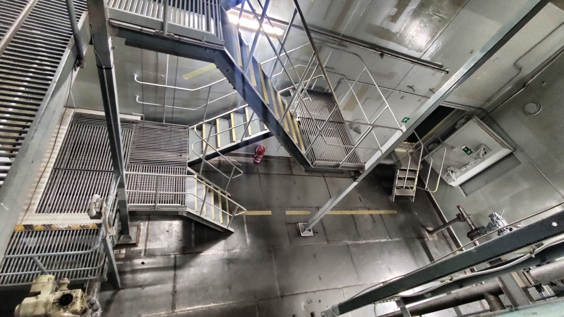 The way downstairs leads to the core