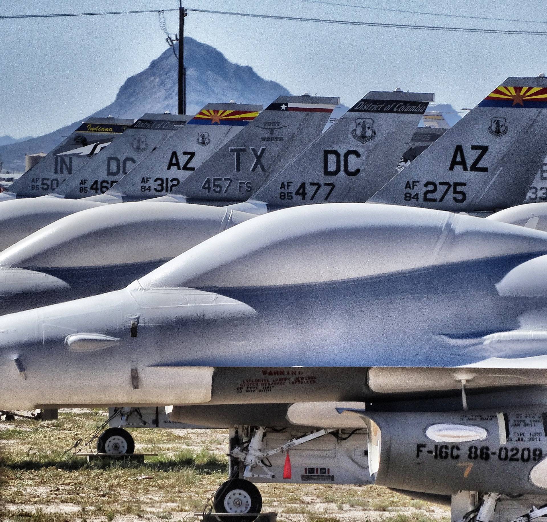Air fighters of the national guard.