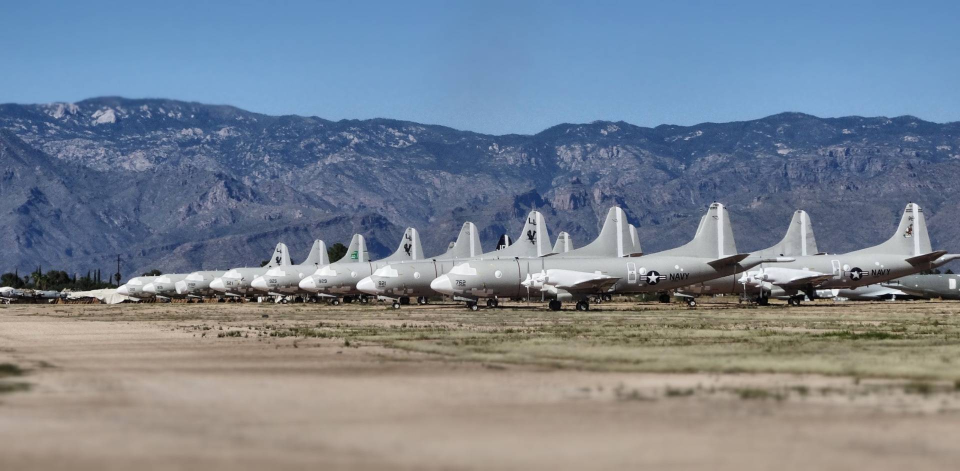 4000 aircrafts are waiting for better times at Pima.