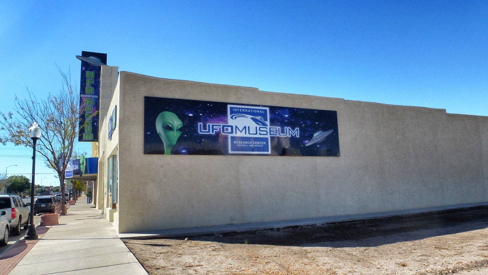 The Ufo-Museum on the Main Street of Roswell.