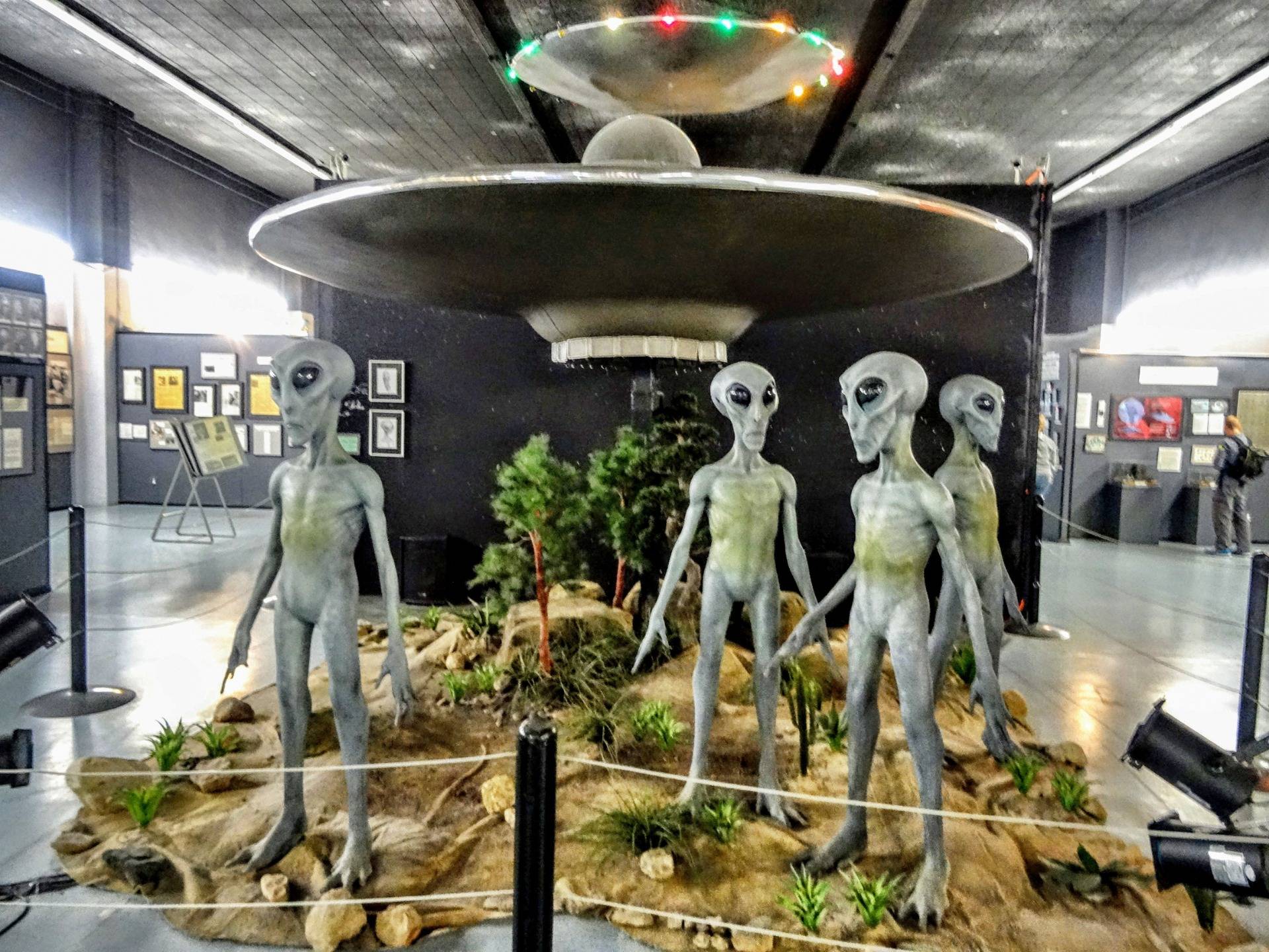 Just landed: Of course in Roswell.