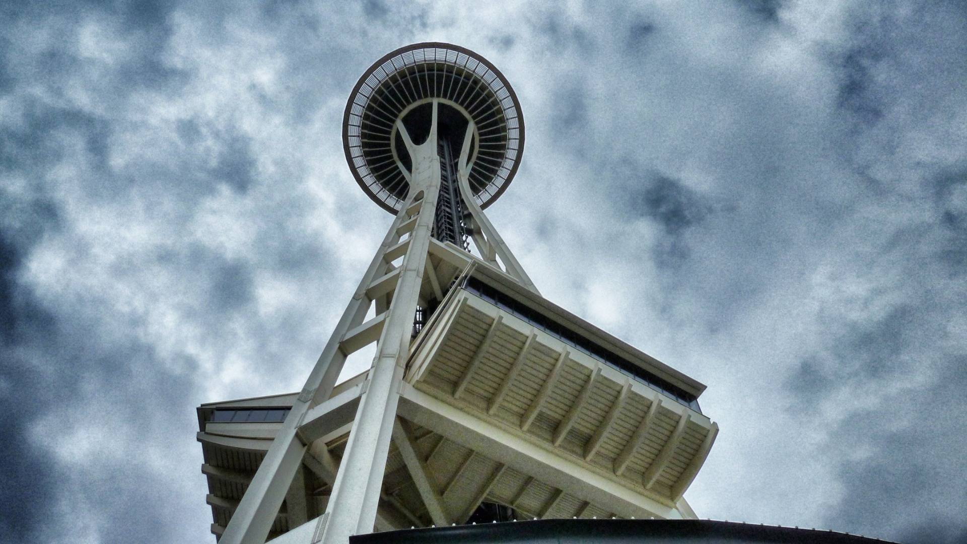The Space Needle from the ground