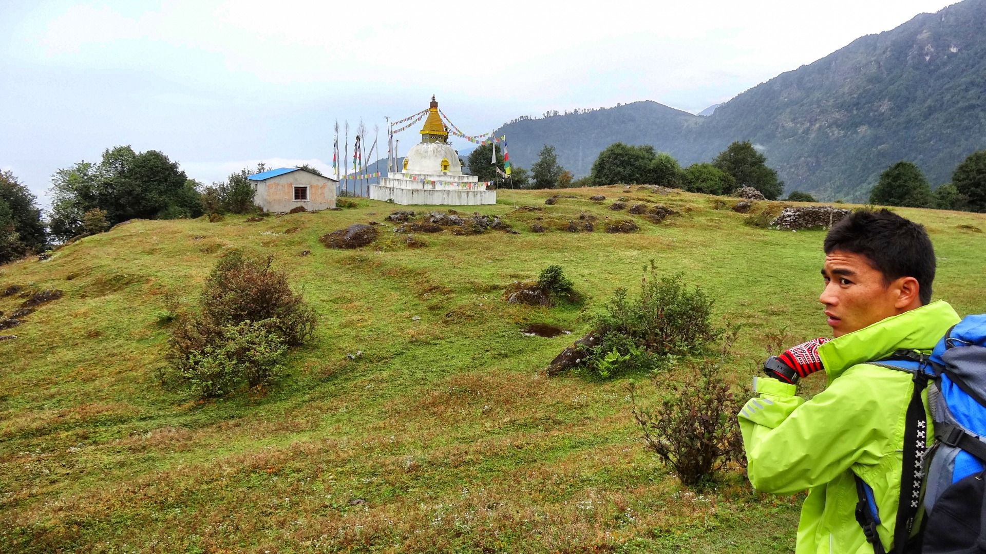 But they have stupas everywhere.