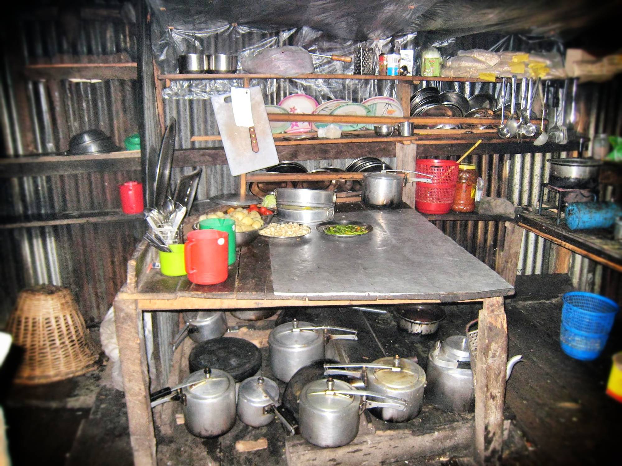 Traditional kitchen.