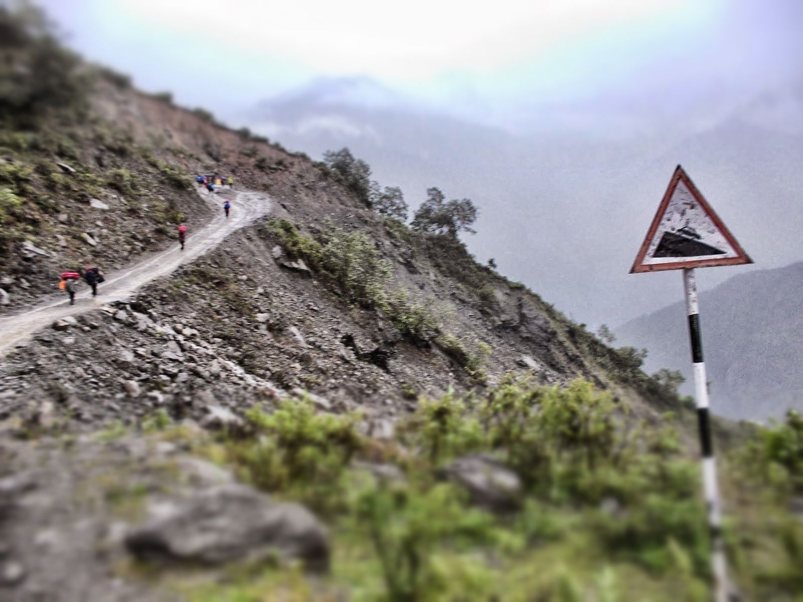 It’s a long way to go in the rain.