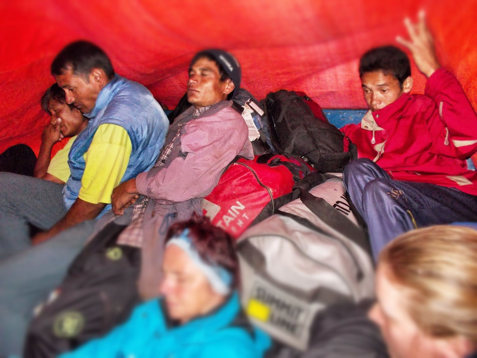 Sherpas in duty.