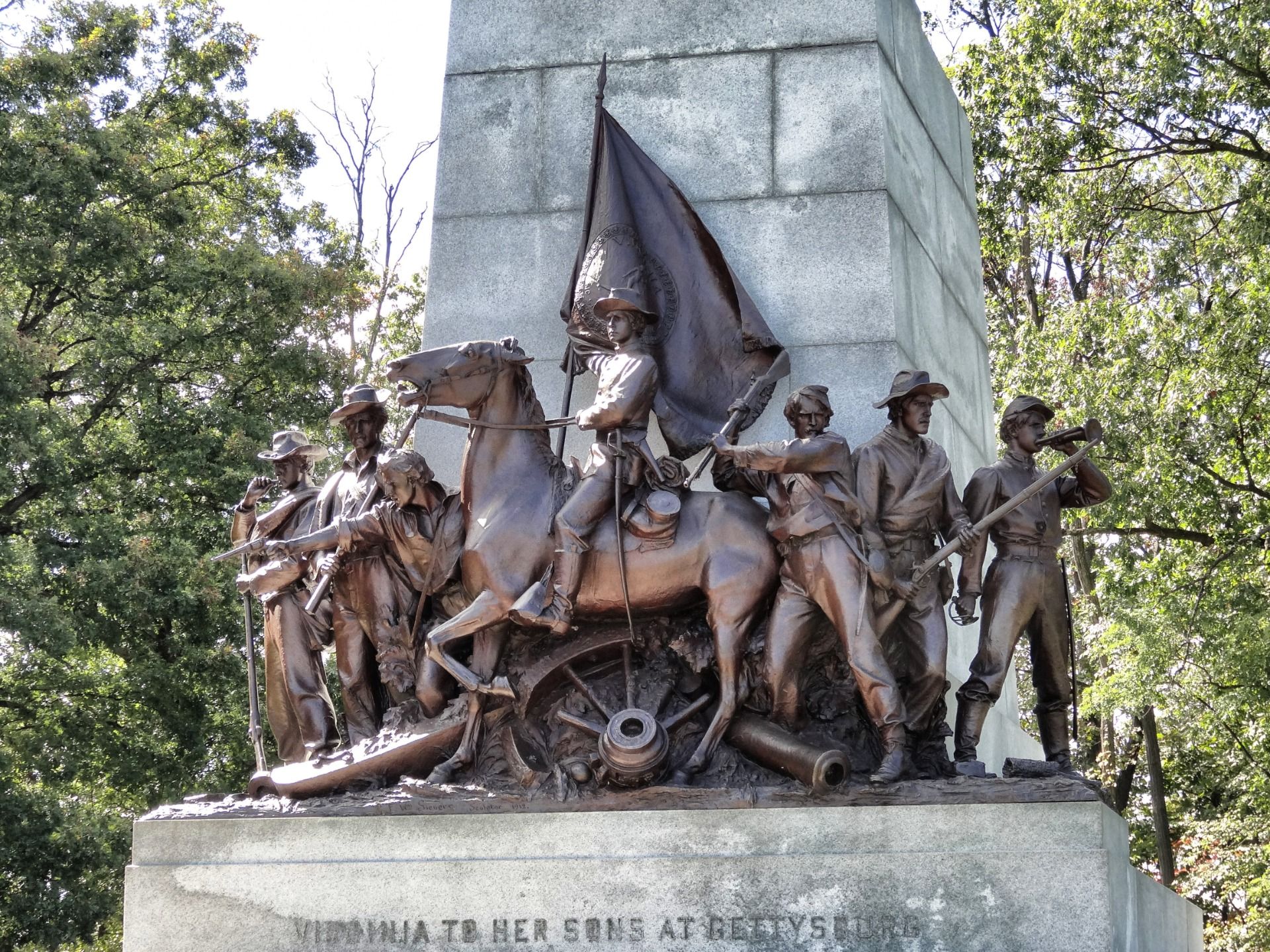 One of a few or more statues