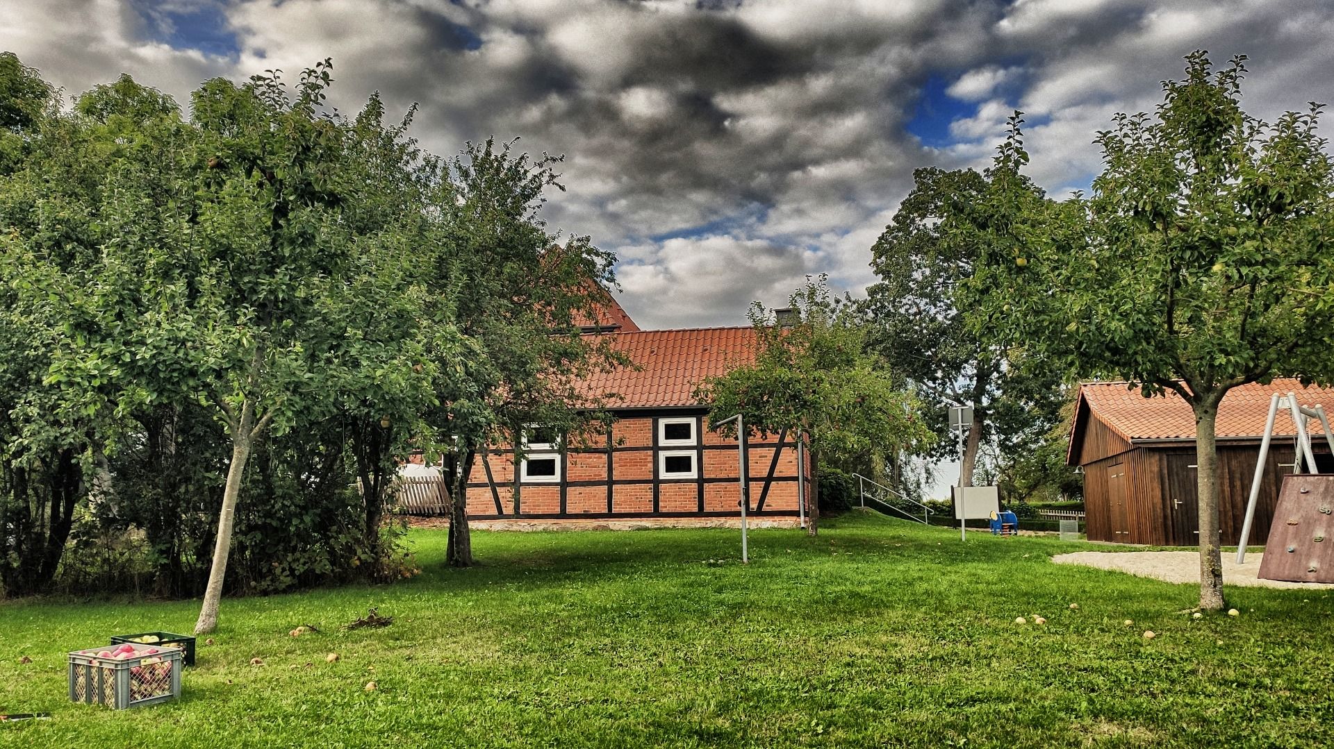 The apple garden at Neu Wendischfurth.