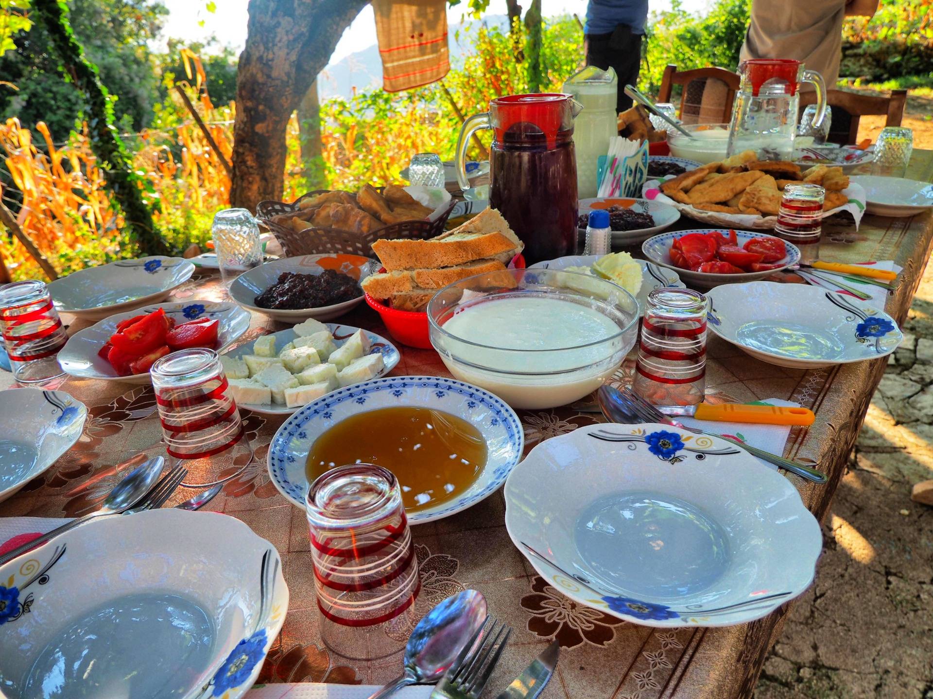 Typical greek table