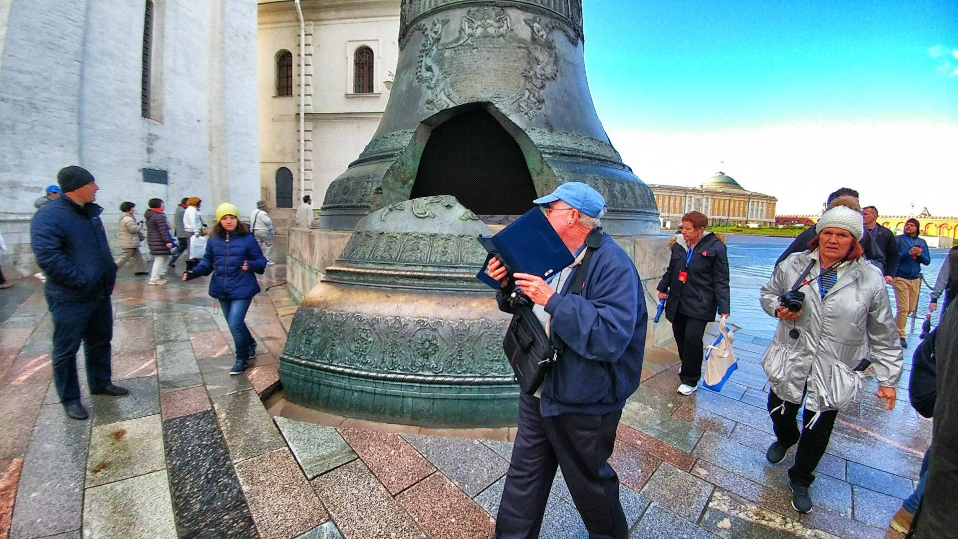 The Tsar Bell also known as the Tsarsky Kolokol, Tsar Kolokol III. And it is broken.