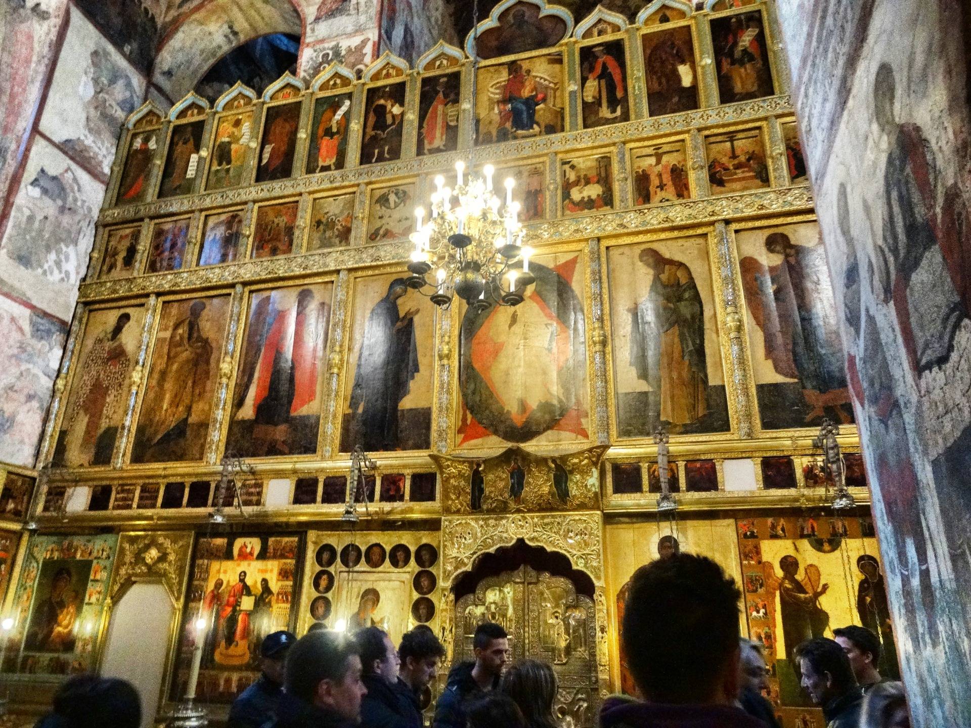 Inside the coronation church of all tsars