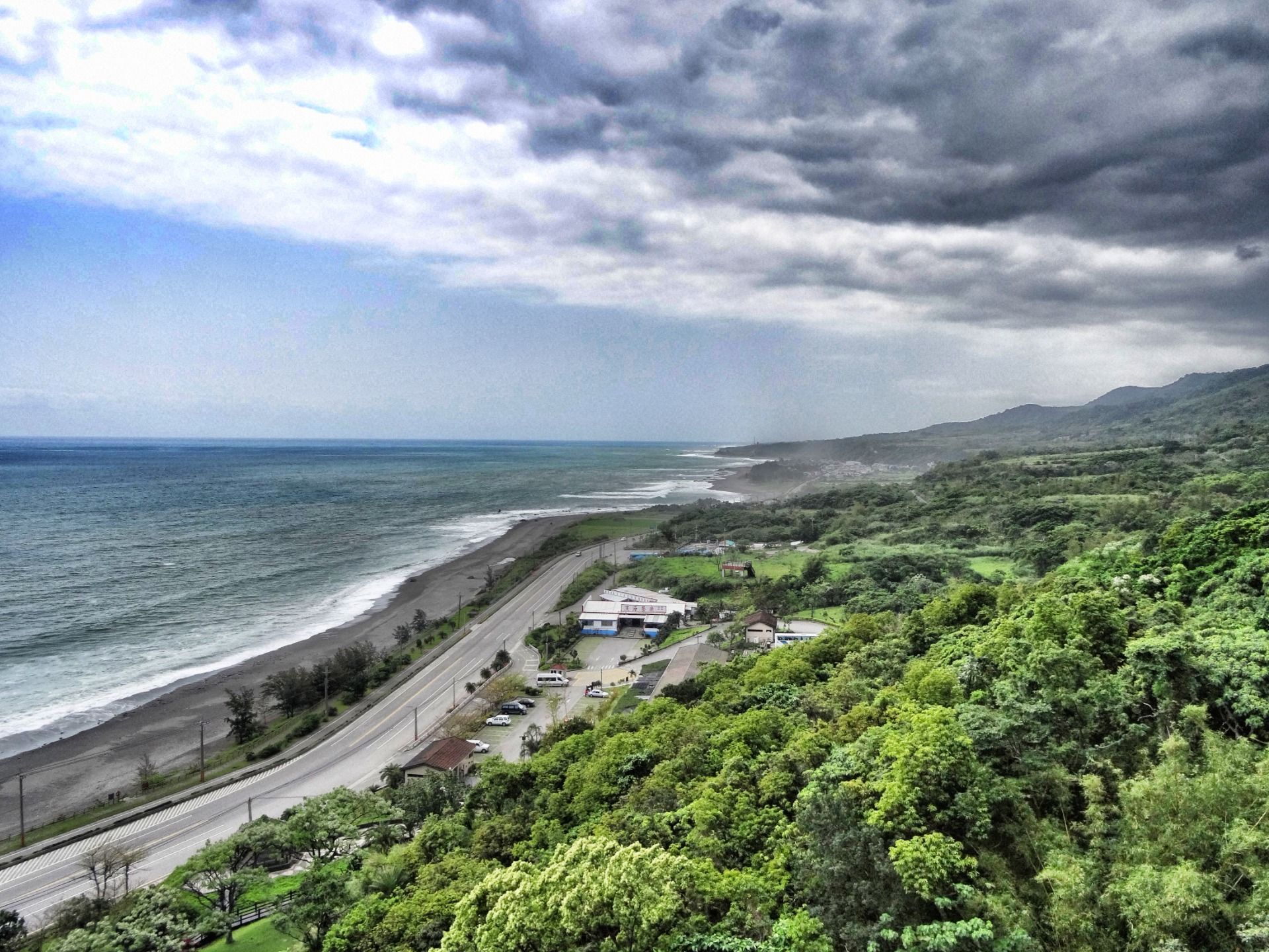 The view from 100 meters above