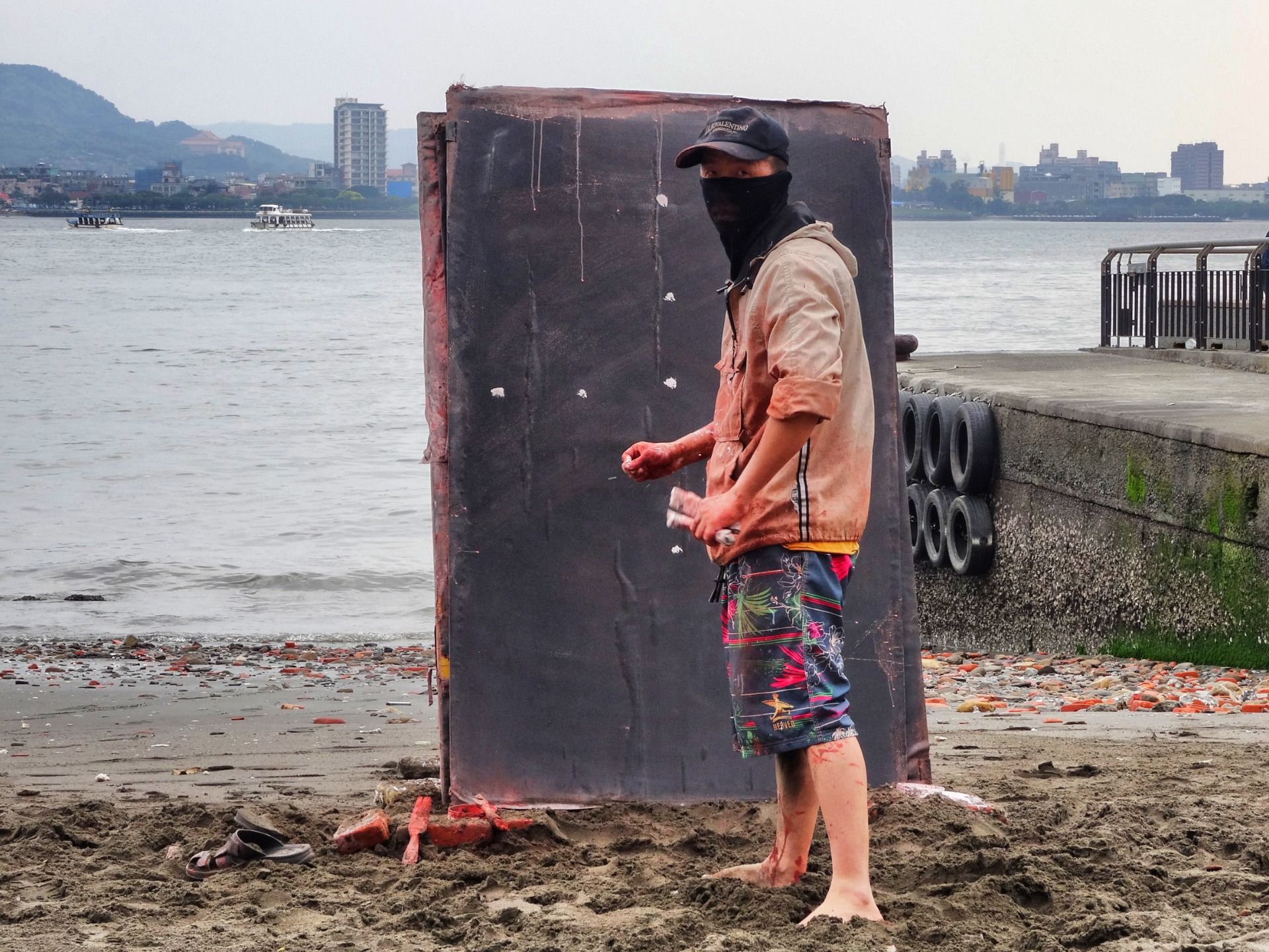 The action painter