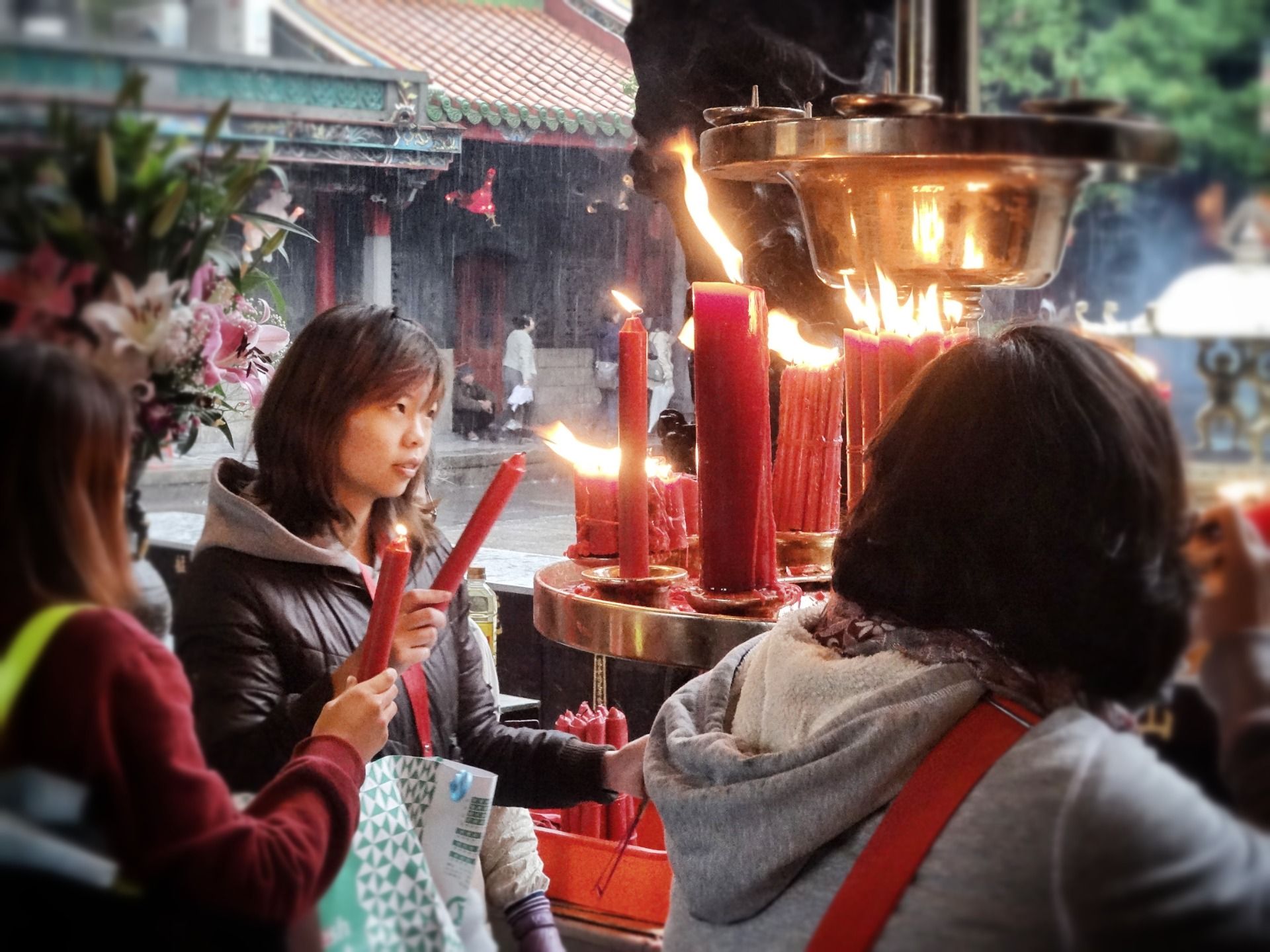 Lit a candle for god, whoever he is