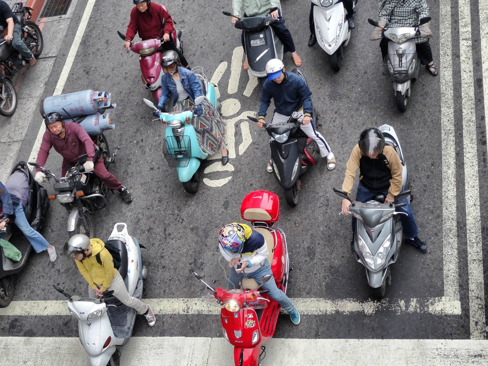 Taiwan's scooter love affair: The tiny little kings of the road