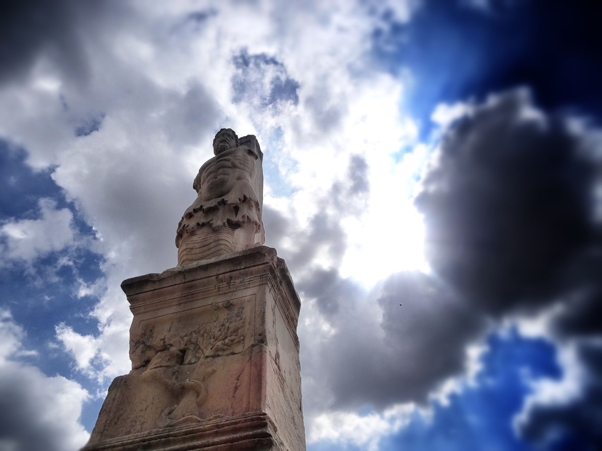 And statues are under every cloud