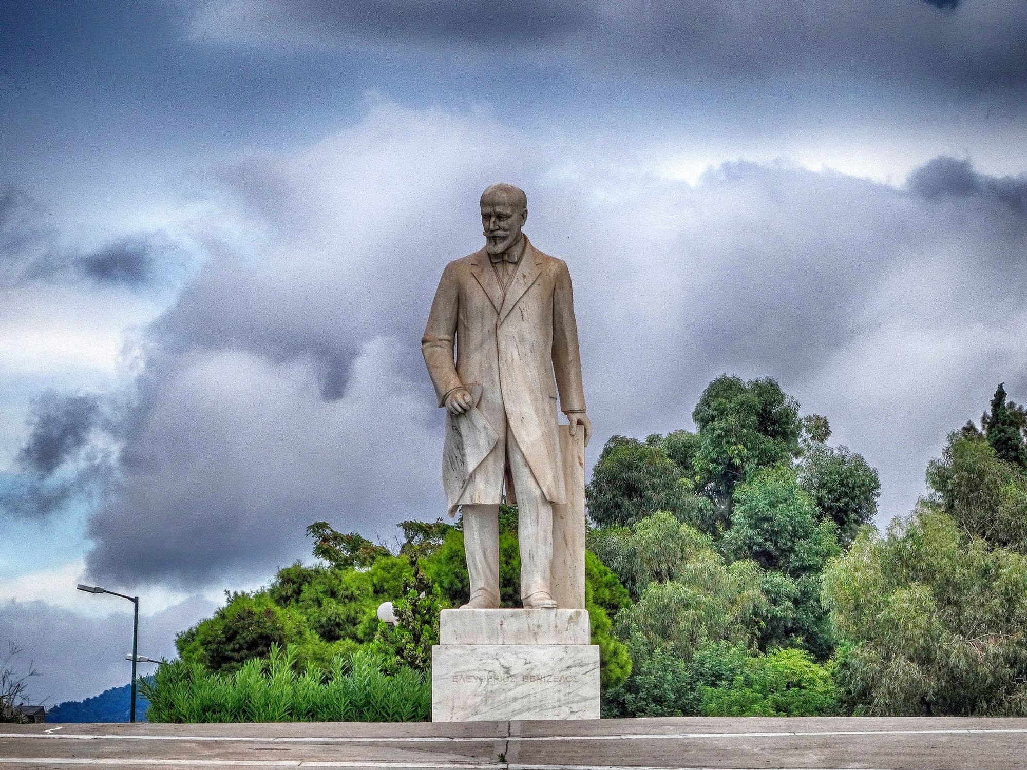 Staue of Eleftherios Venizelos, a fromer politician and prime minister of Greece