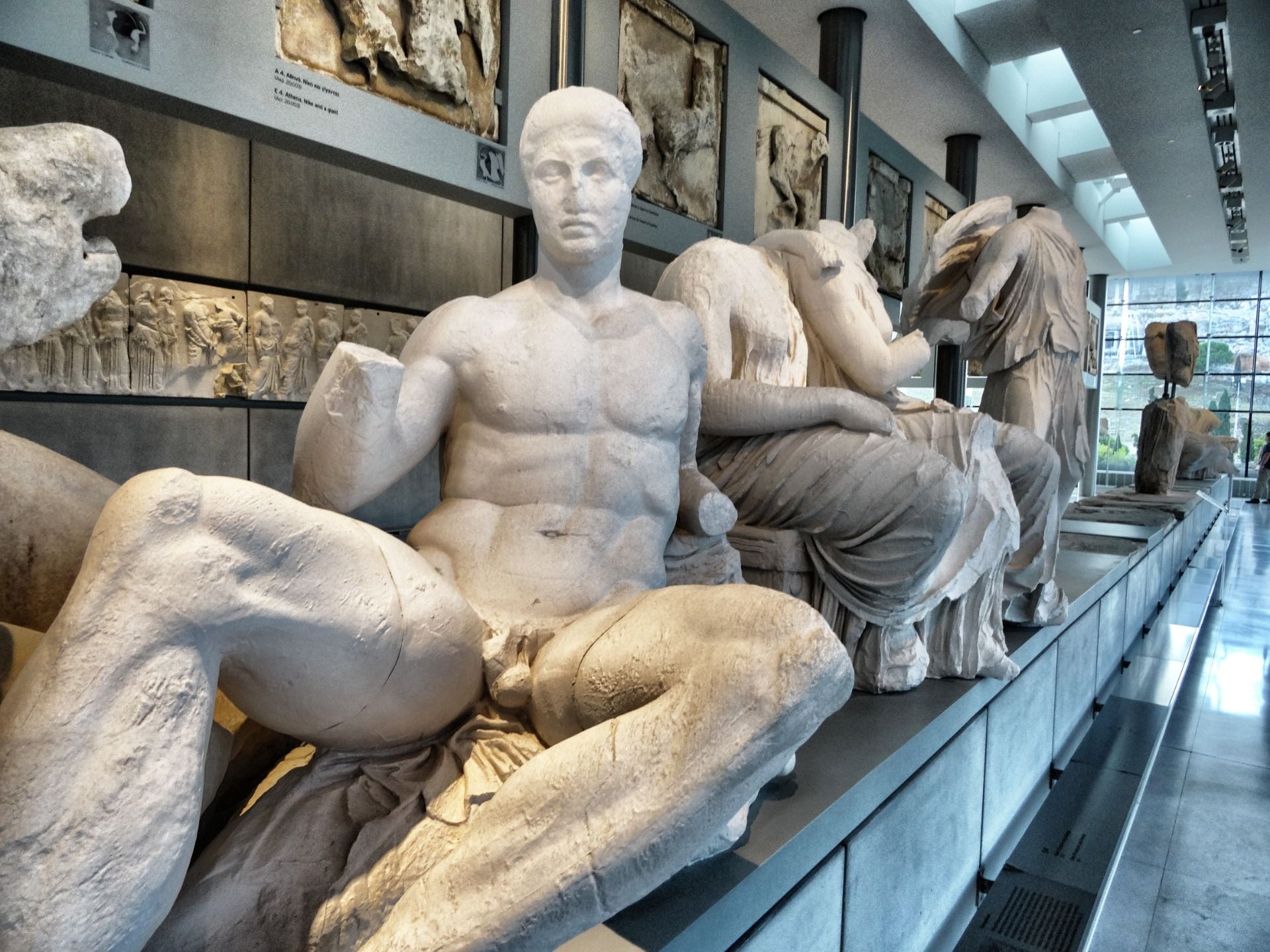 An old statue at the museum