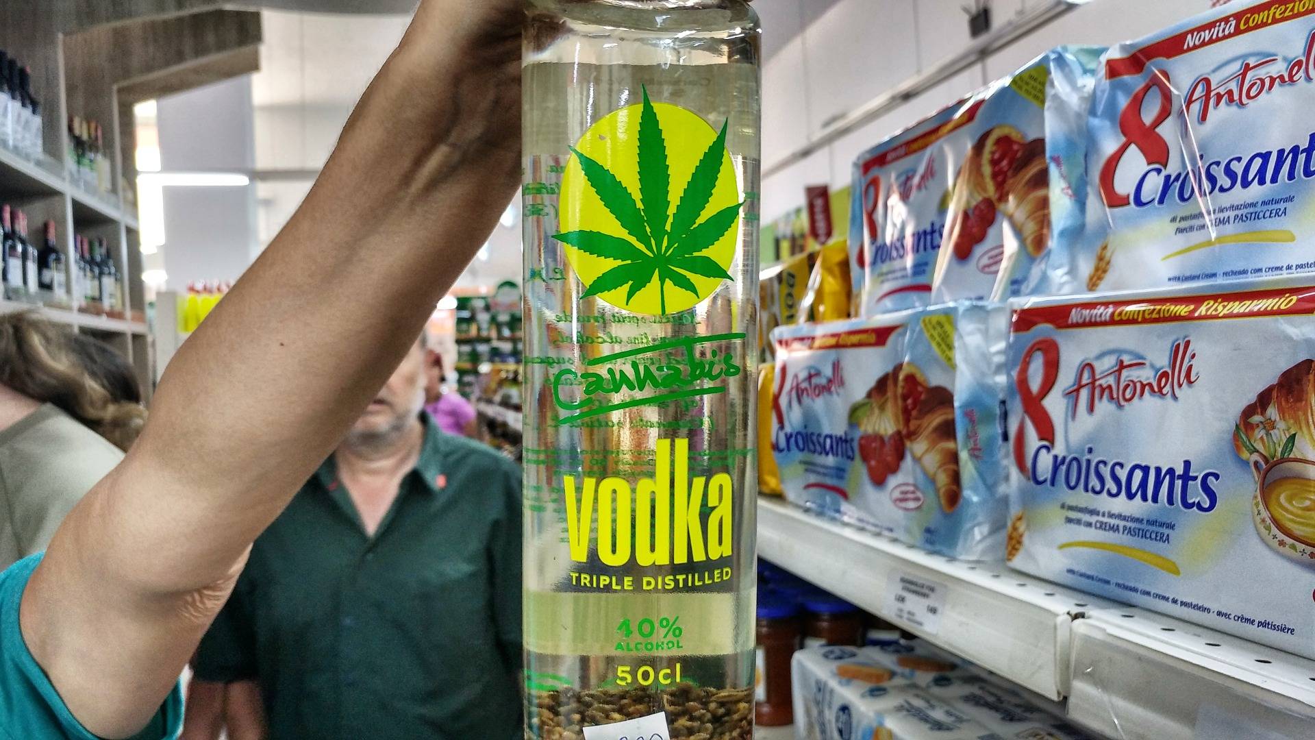 Another Vodka, made of Albanian weed (read here all about it)