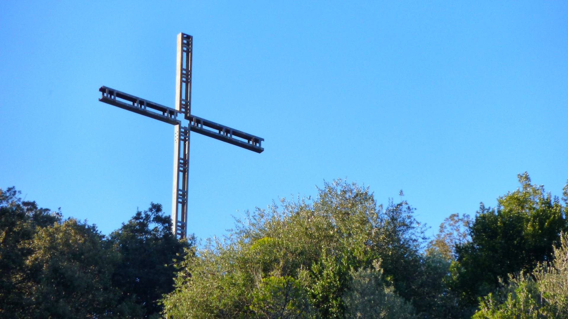 The cross above the monasterie