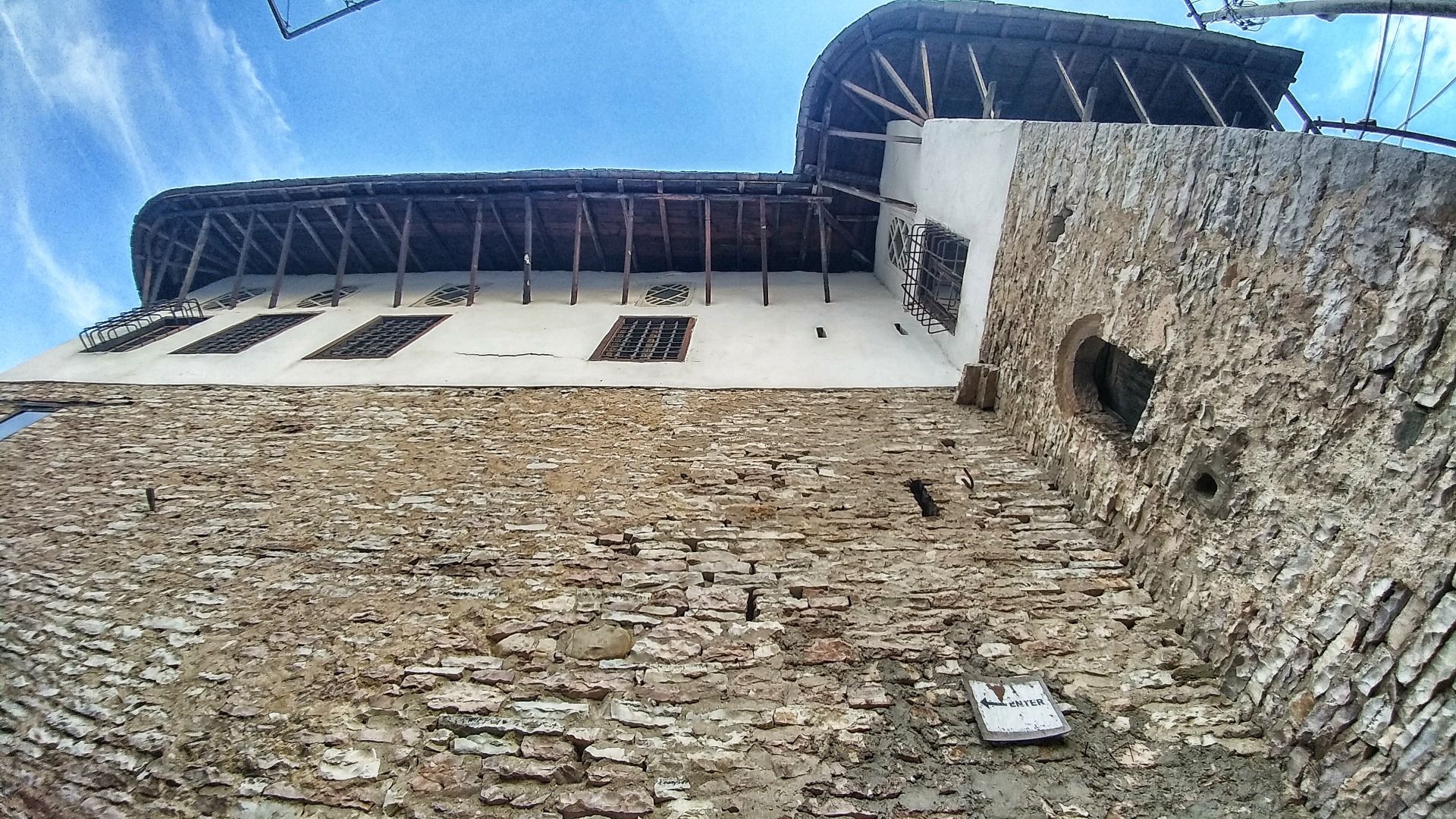 A castle in the city