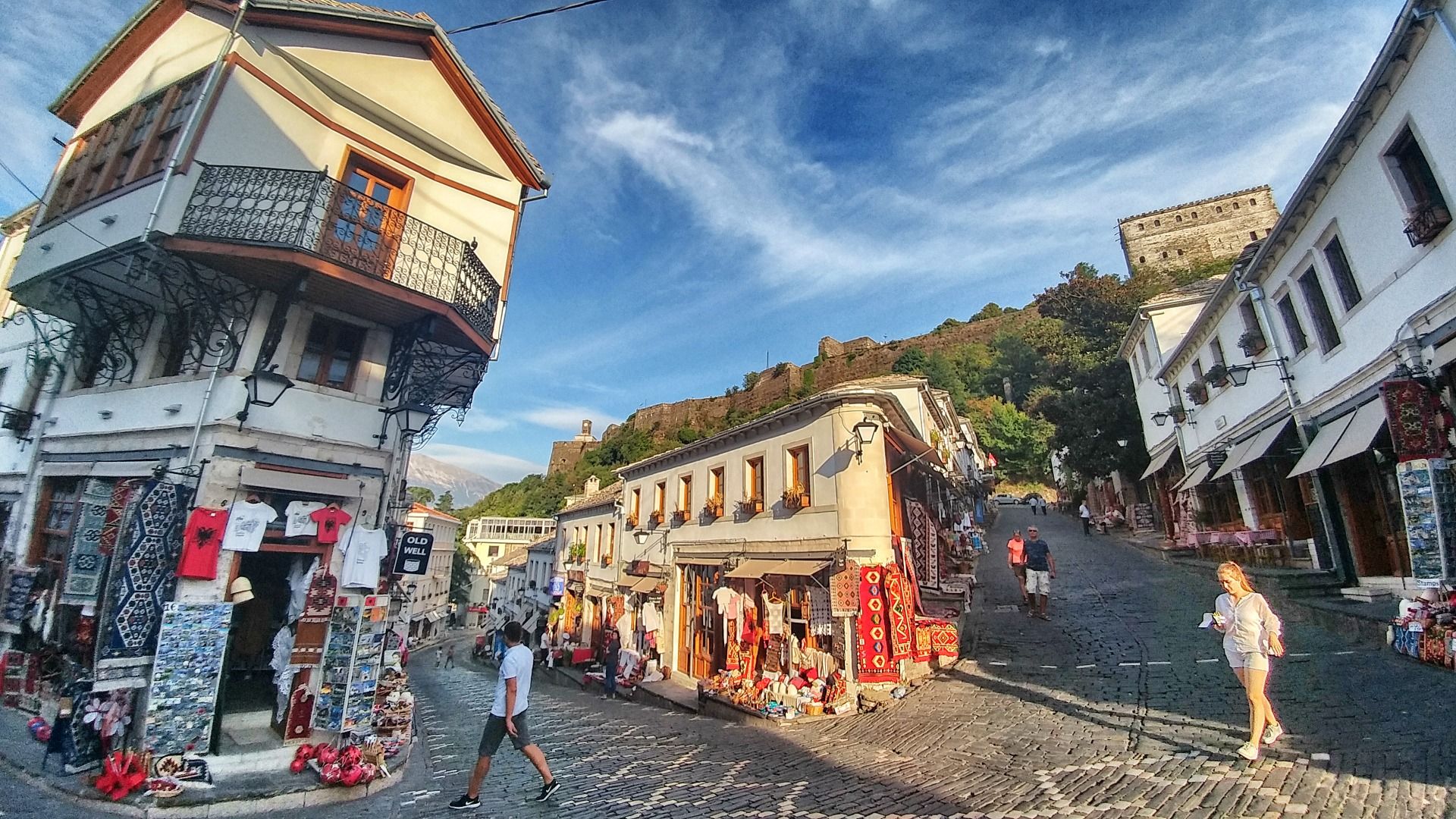 The old town looks like in old times