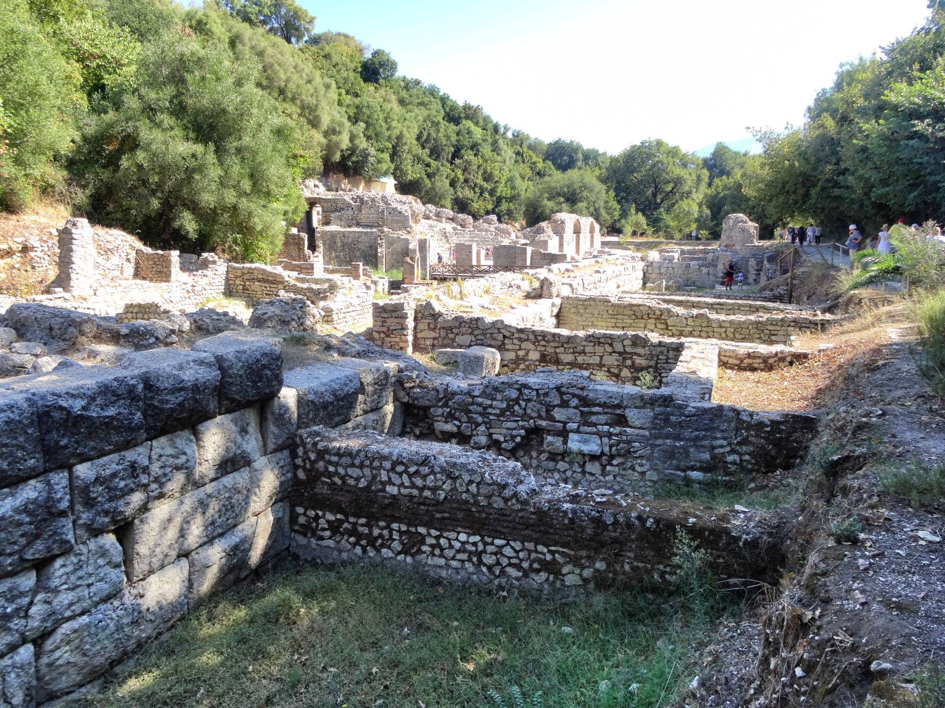 The foundations of ancient settlements