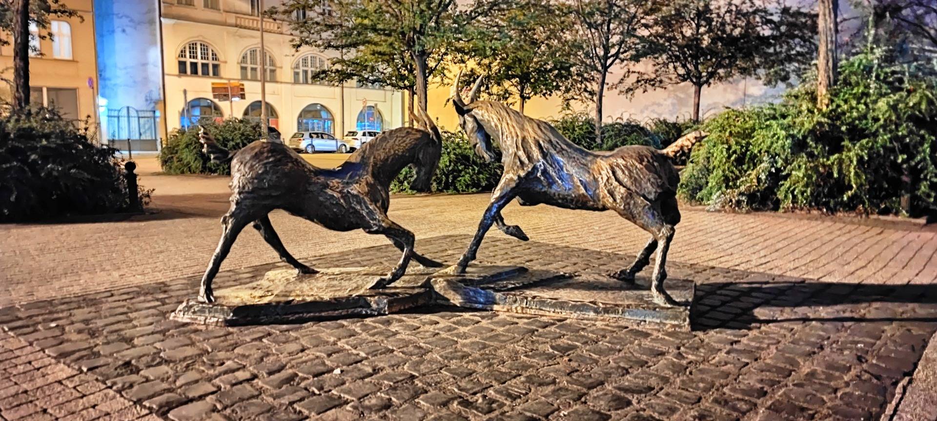 The two goats are the symbol of Poznan