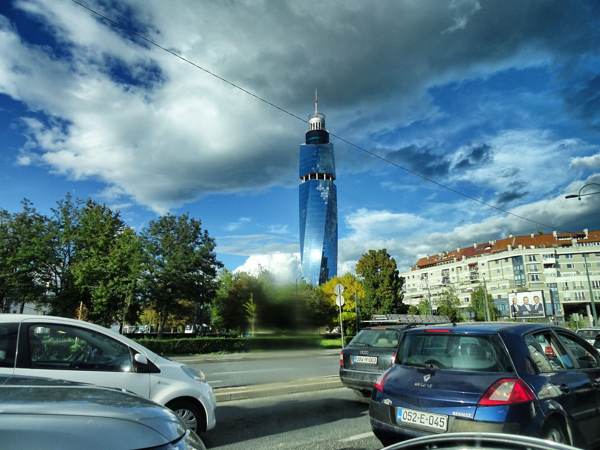 The modern side of the town