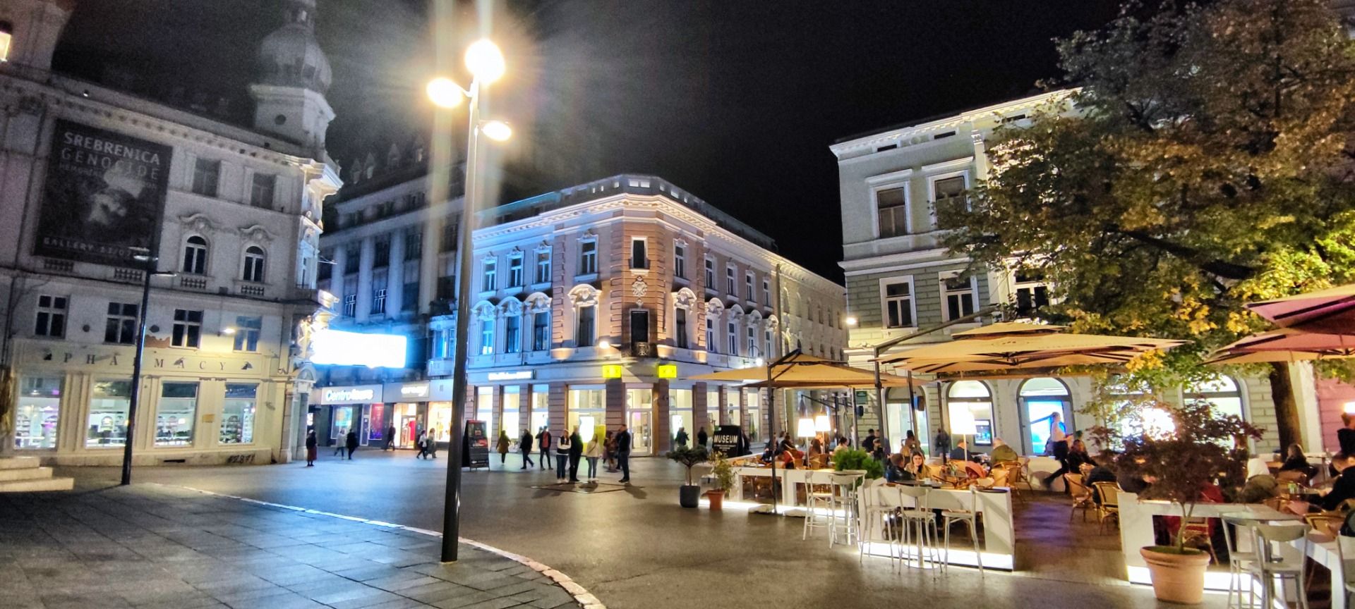The old town by night
