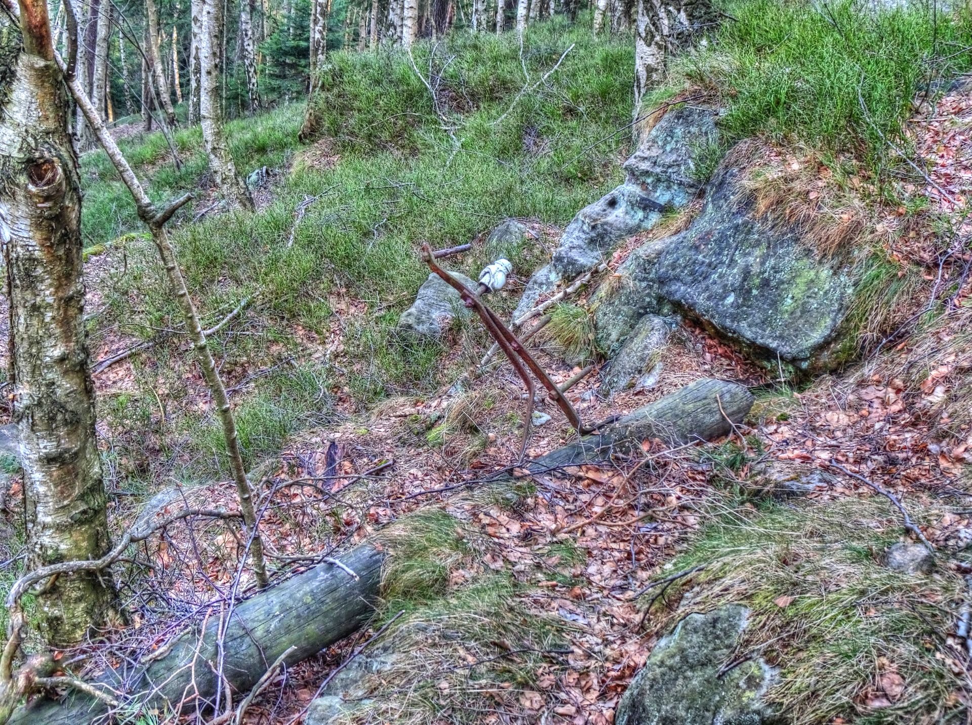 Ruins of the former border