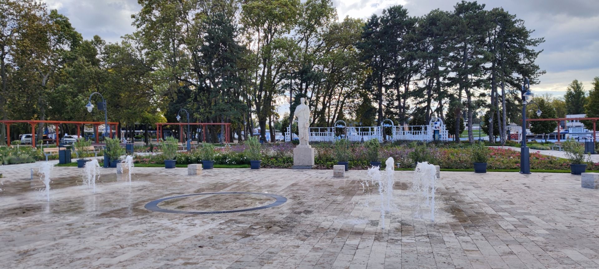 A park with water games