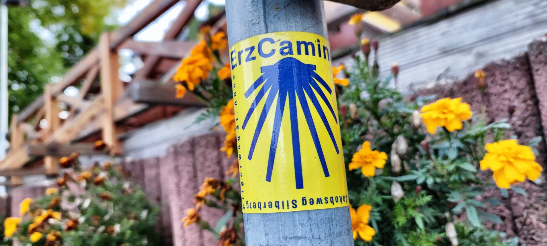 The pilgrims path Camino starts here