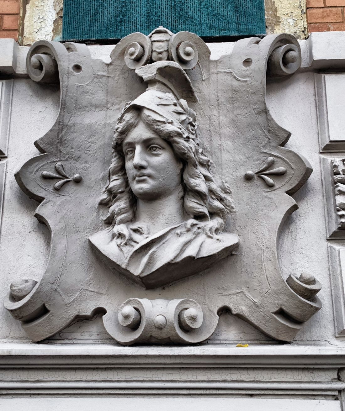 A sign of forgotten times on a house in Vejpert