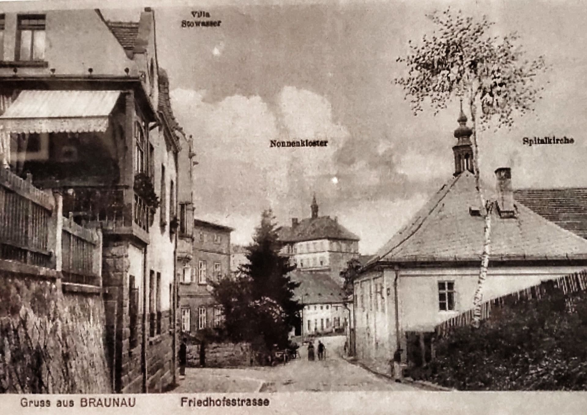 An old picture of Broumov