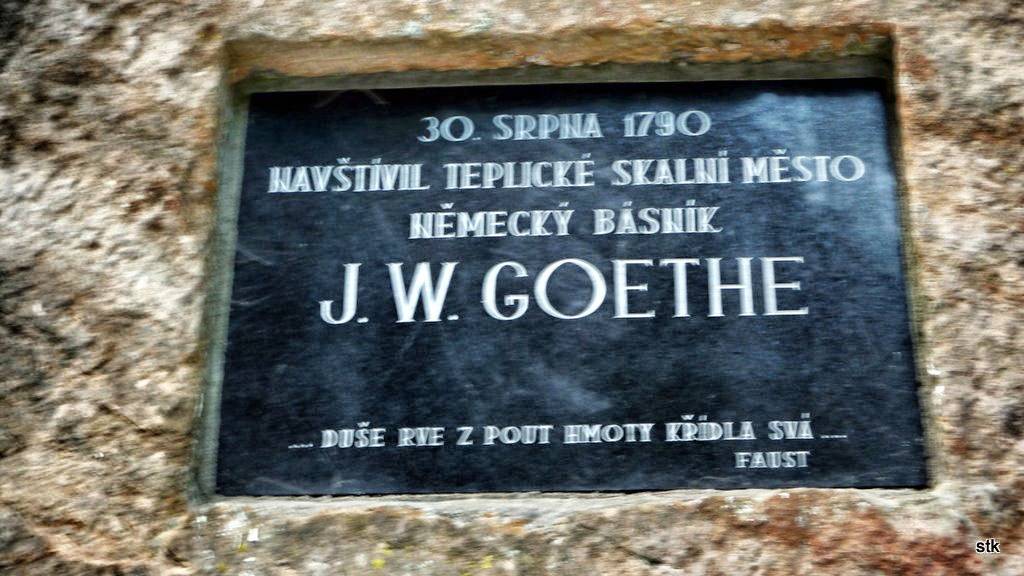 Goethe was here too