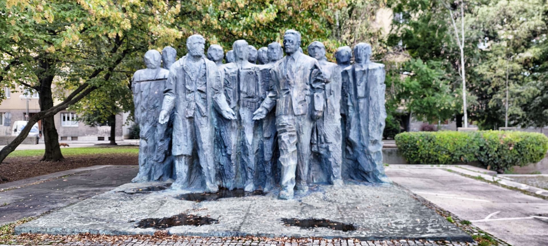 In th suburbs you will find some sculptures from the socialist era